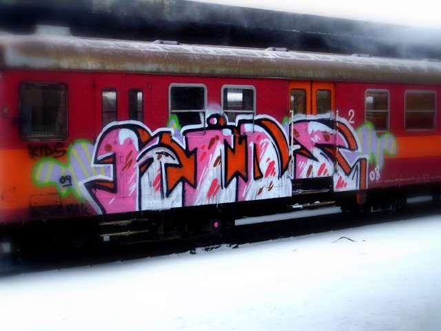 Graffiti Train - Photo by jakuza