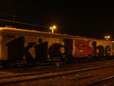 Graffiti Train - Photo by jakuza