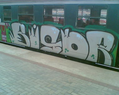 Graffiti Train - Photo by jakuza