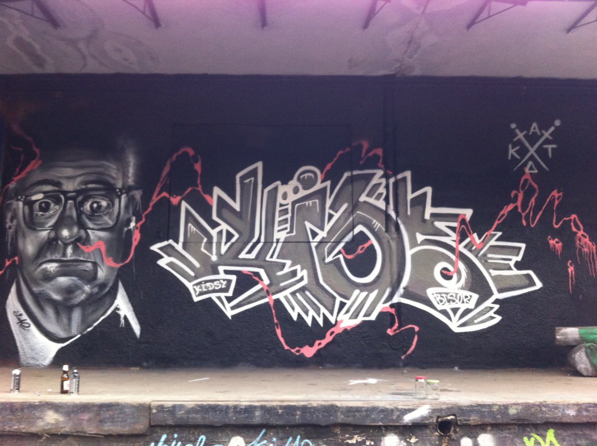 Graffiti Wall - Photo by jakuza - GDYNIA