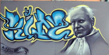 Graffiti Wall - Photo by jakuza - TOMASZÓW, LUBELSKI