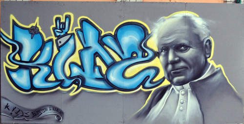 Graffiti Wall - Photo by jakuza - TOMASZÓW, LUBELSKI