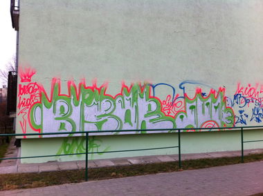 Graffiti Bombing - Photo by jakuza - alko, GDYNIA