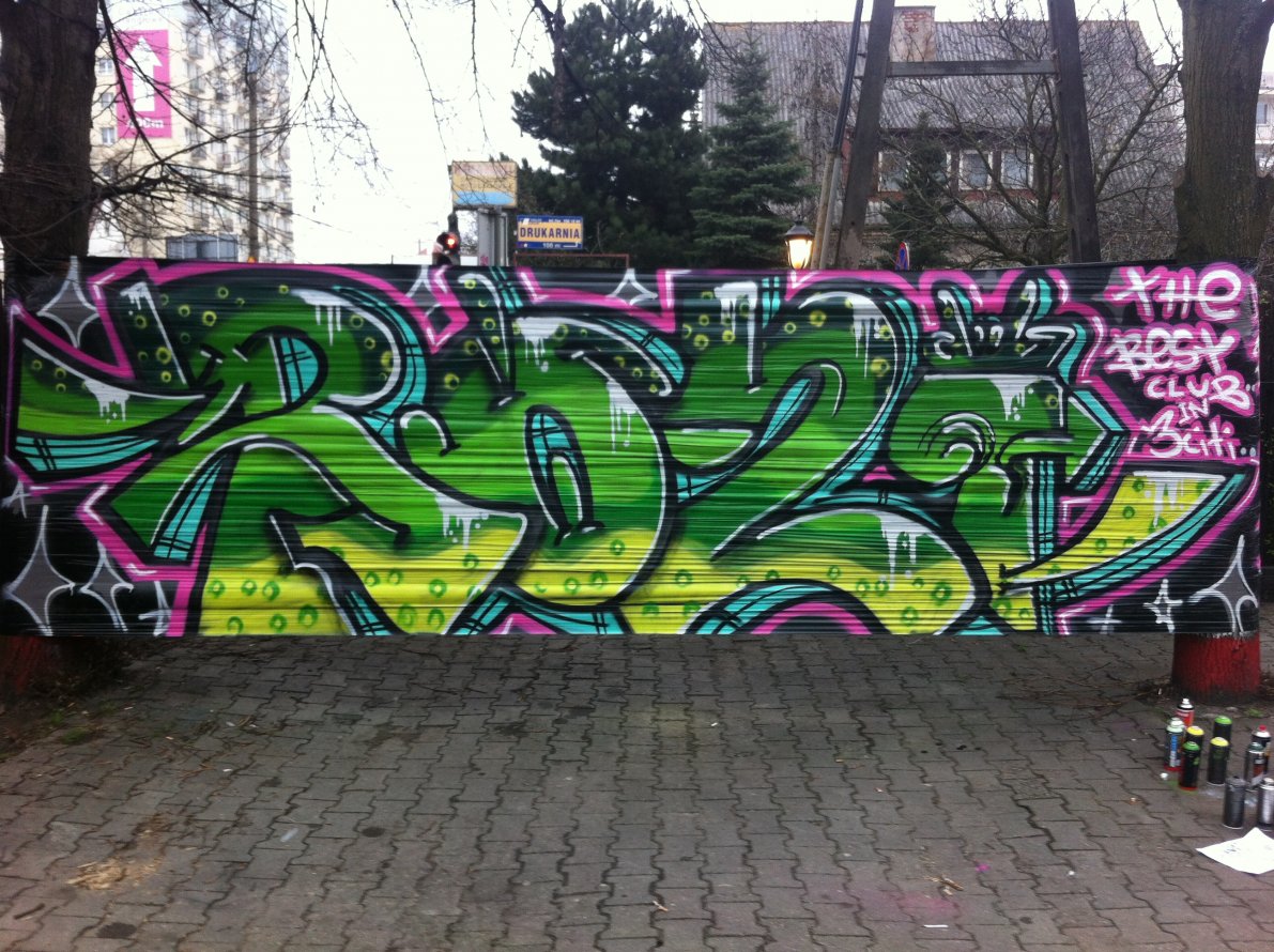 Graffiti Wall - Photo by jakuza - NIGHT, CLUB, GDANSK