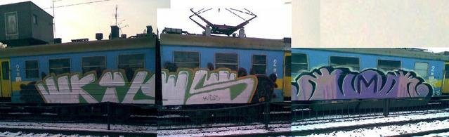Graffiti Train - Photo by jakuza