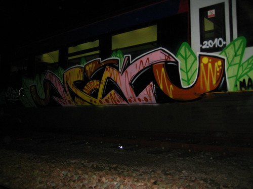 Graffiti Train - Photo by jakuza - maku, kids