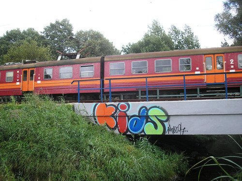 Graffiti Train - Photo by jakuza