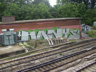 Graffiti Bombing - Photo by jakuza - hanys, anglia