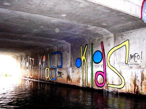 Graffiti Bombing - Photo by jakuza