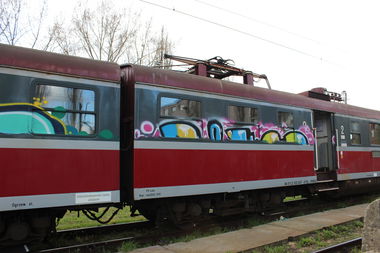 Graffiti Train - Photo by jakuza (2015)