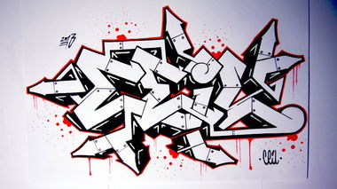 Graffiti Sketch - Photo by japzjapz - Ceil, sketch, arrows (2k13)
