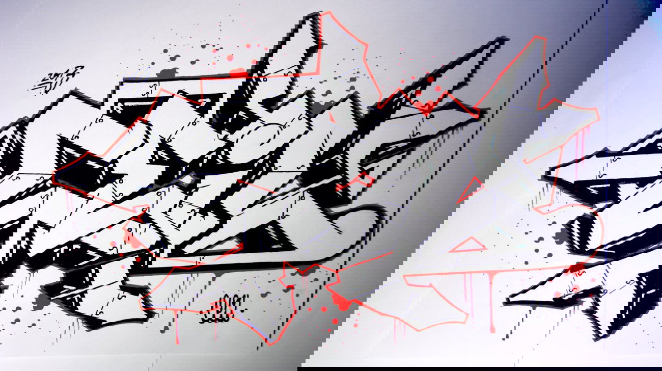 Graffiti Sketch - Photo by japzjapz - Ceil, sketch, arrows (2k13)