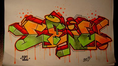 Graffiti Sketch - Photo by japzjapz - ceil, ui (2k13)