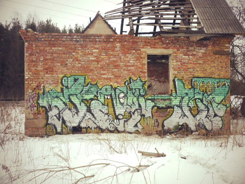 Graffiti Wall in Russia - Photo by jasme