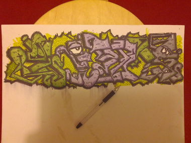 Graffiti Sketch in Saint Petersburg - Photo by jasme - jasme (2013)