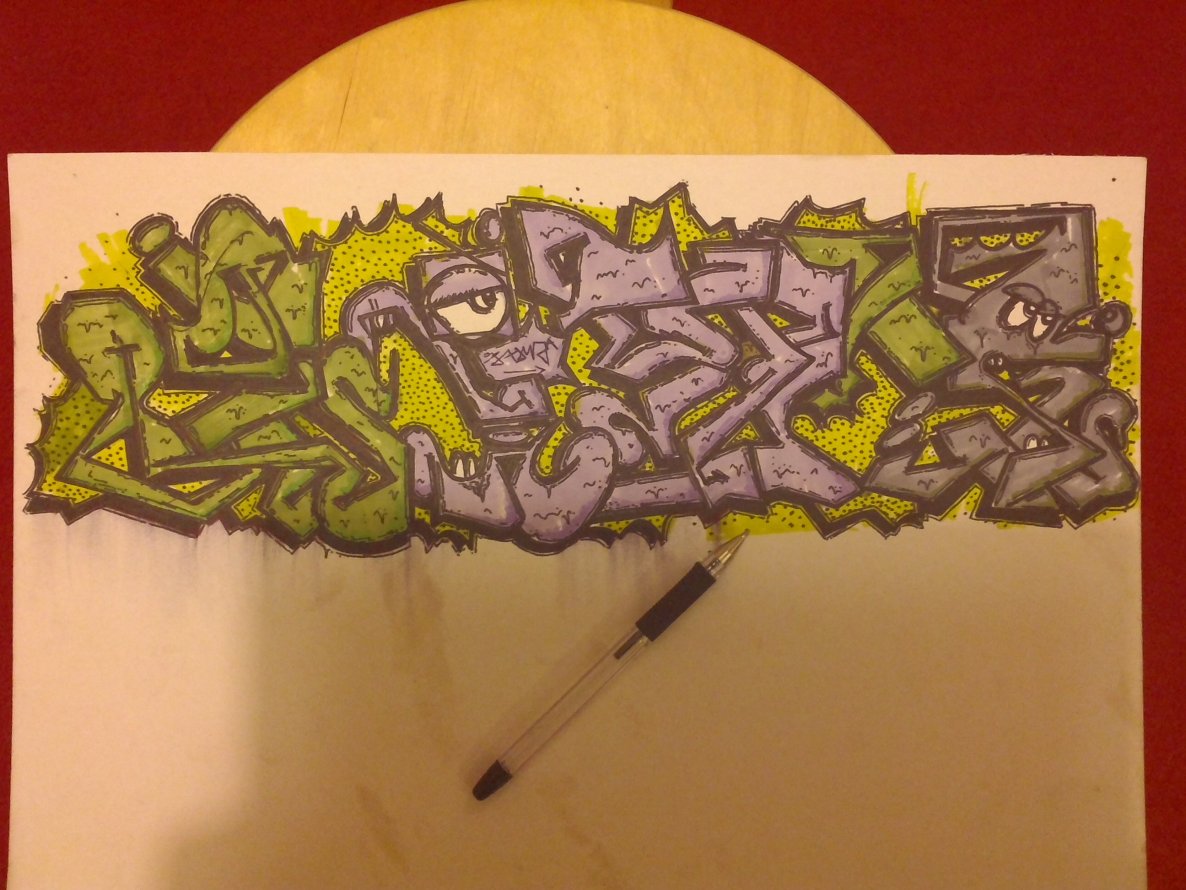 Graffiti Sketch in Saint Petersburg - Photo by jasme - jasme (2013)