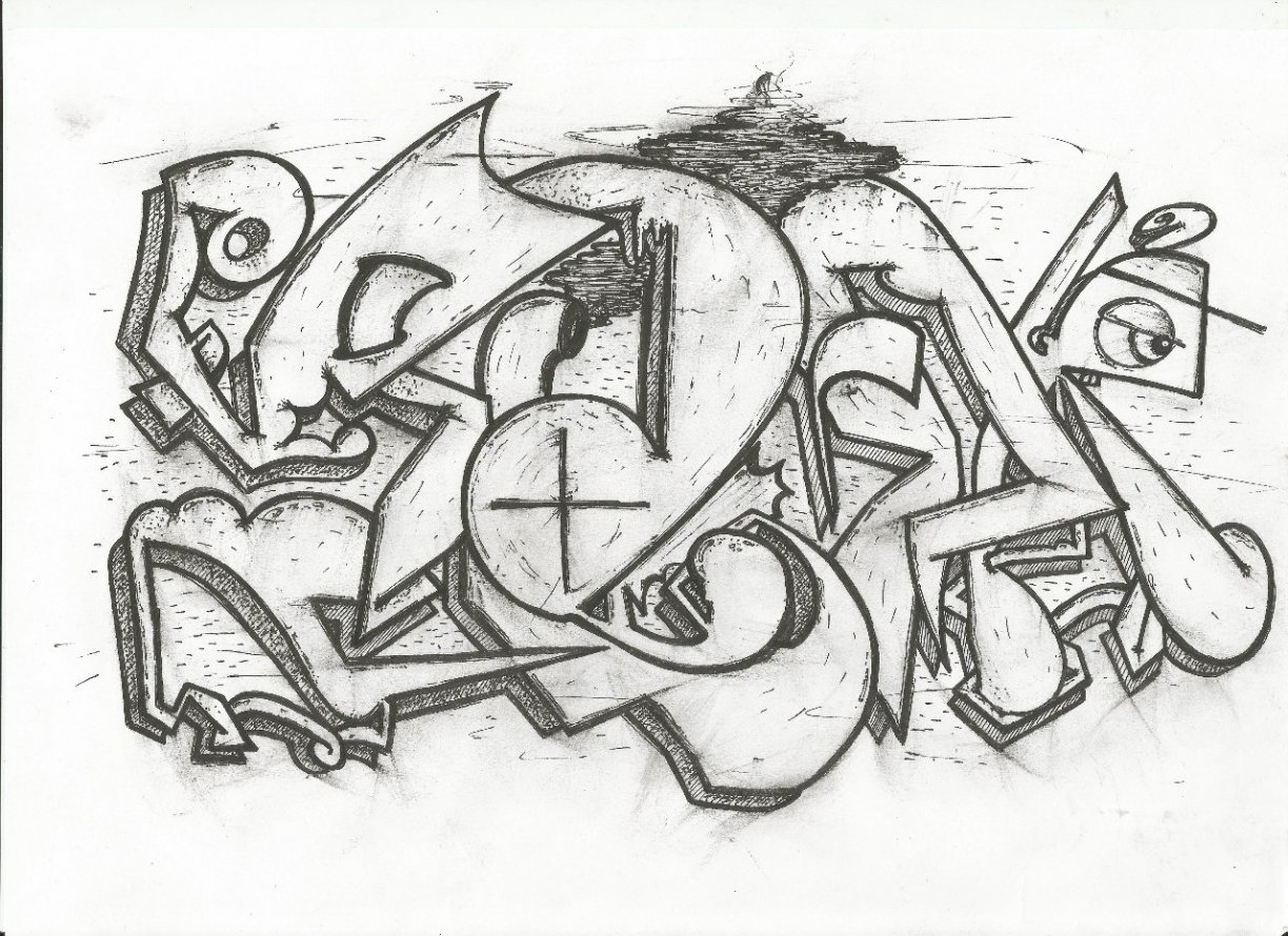 Graffiti Sketch - Photo by jasme - jasme (2014)