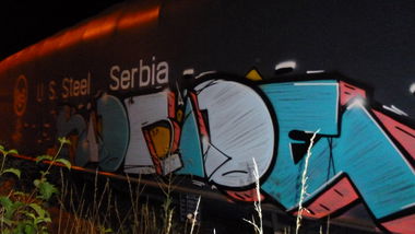 Graffiti Train - Photo by jebnato - KidRIDE