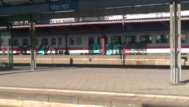 Graffiti Wall in ULM - Photo by jebote1 - ulm, hbid, disko