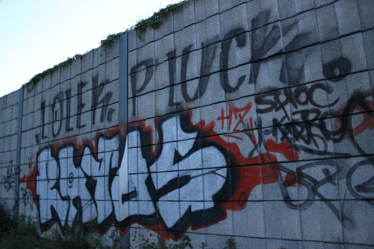 Graffiti Wall - Photo by jebote1 - ulm, rayos, lolek