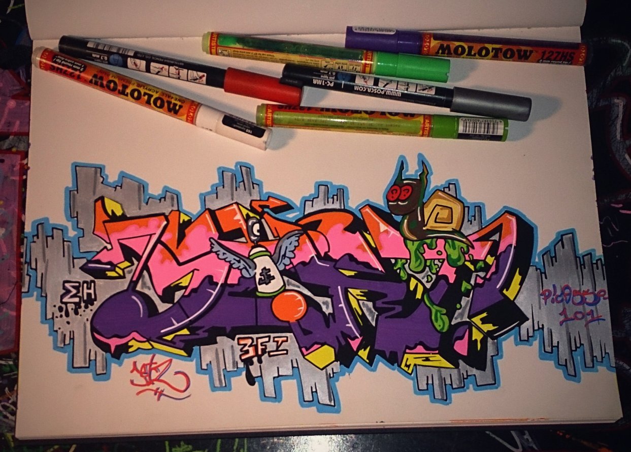 Graffiti Sketch - Photo by jetz3Fi