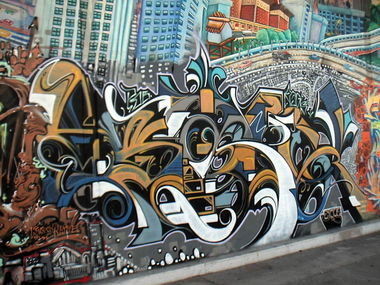 Graffiti Wall - Photo by johndoe
