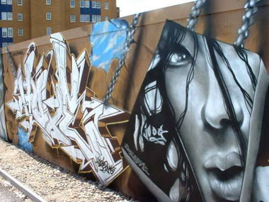 Graffiti Wall - Photo by johndoe
