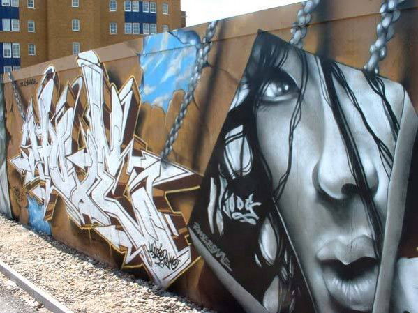 Graffiti Wall - Photo by johndoe