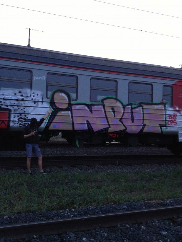 Graffiti Train - Photo by jointdoctor - Keos, input (2013)