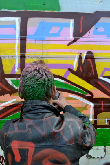 Graffiti Artwork - Photo by jointdoctor - keos, grins (2013)