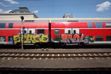 Graffiti Train - Photo by jonathandouglas