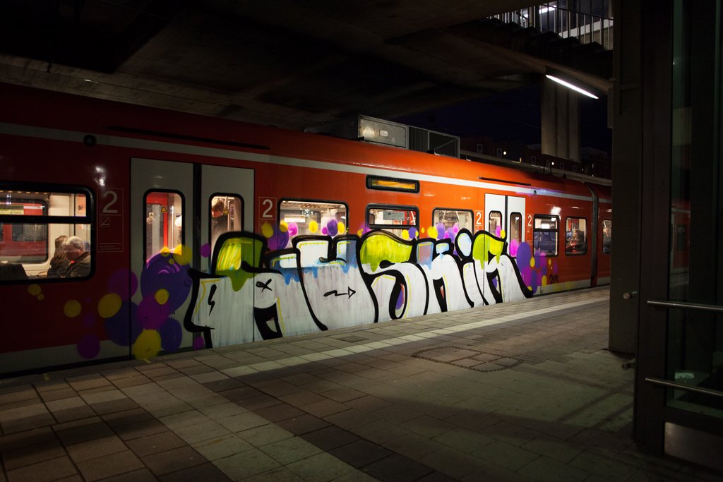 Graffiti Train - Photo by jonathandouglas