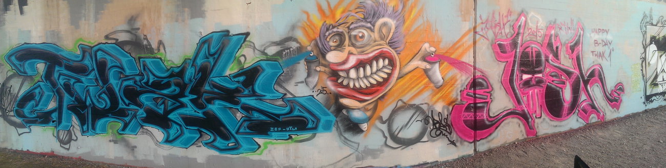 Graffiti Wall - Photo by joshone