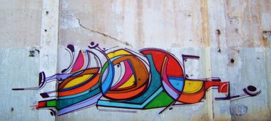 Graffiti Wall in Barcelona - Photo by joze1