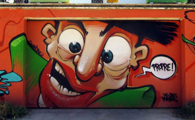 Graffiti Wall in Madrid - Photo by joze1