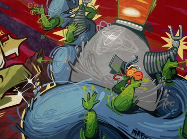 Graffiti Wall - Photo by joze1