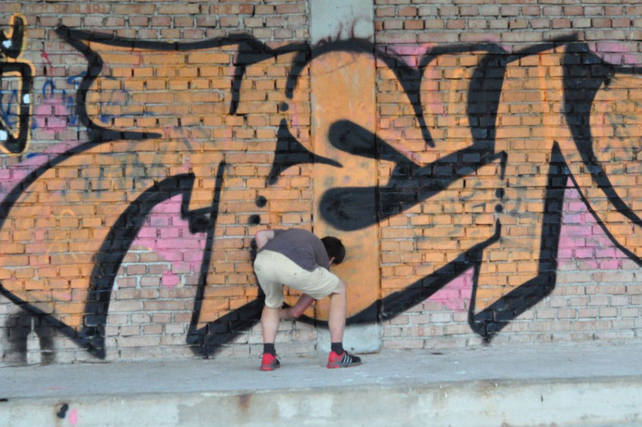 Graffiti Bombing - Photo by jozo