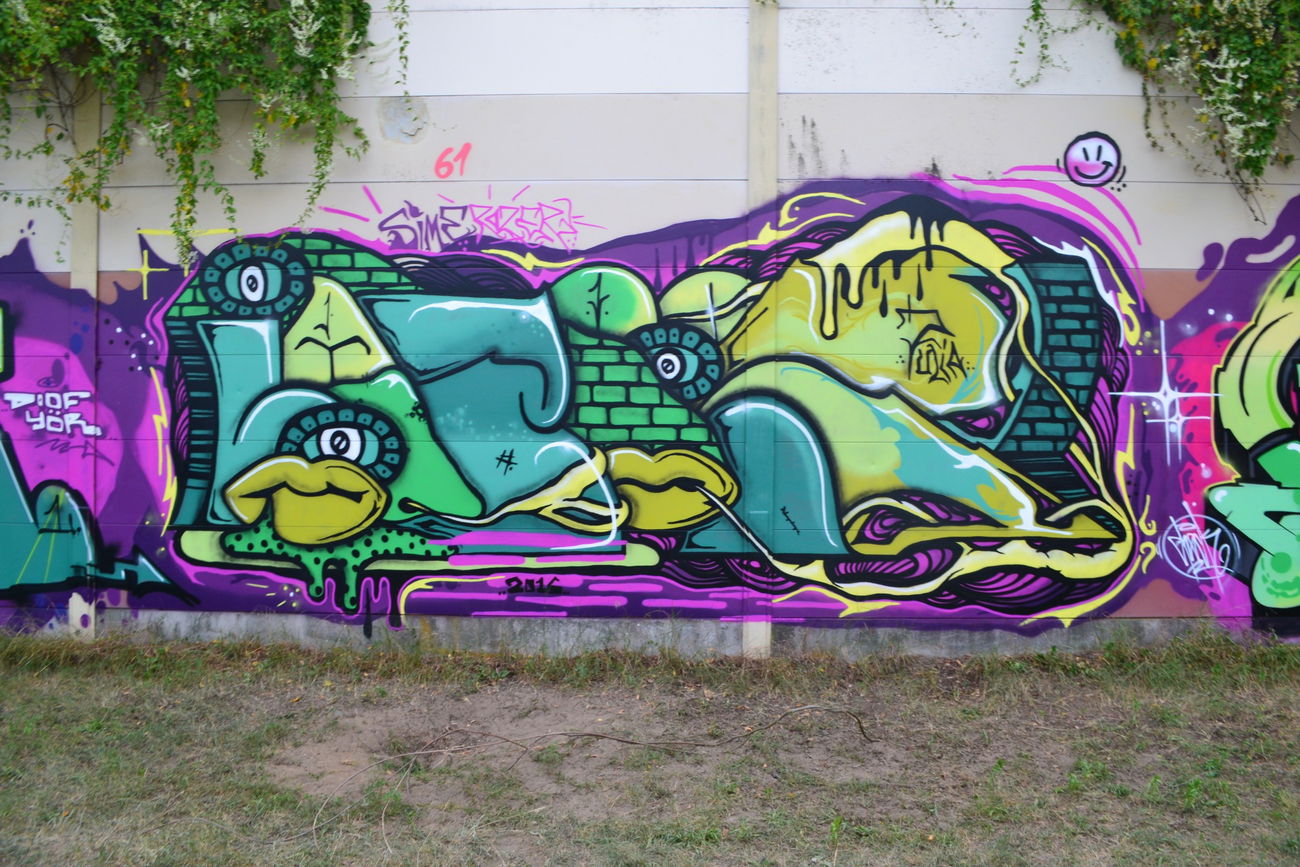 Graffiti Wall - Photo by jumbos - Lazor