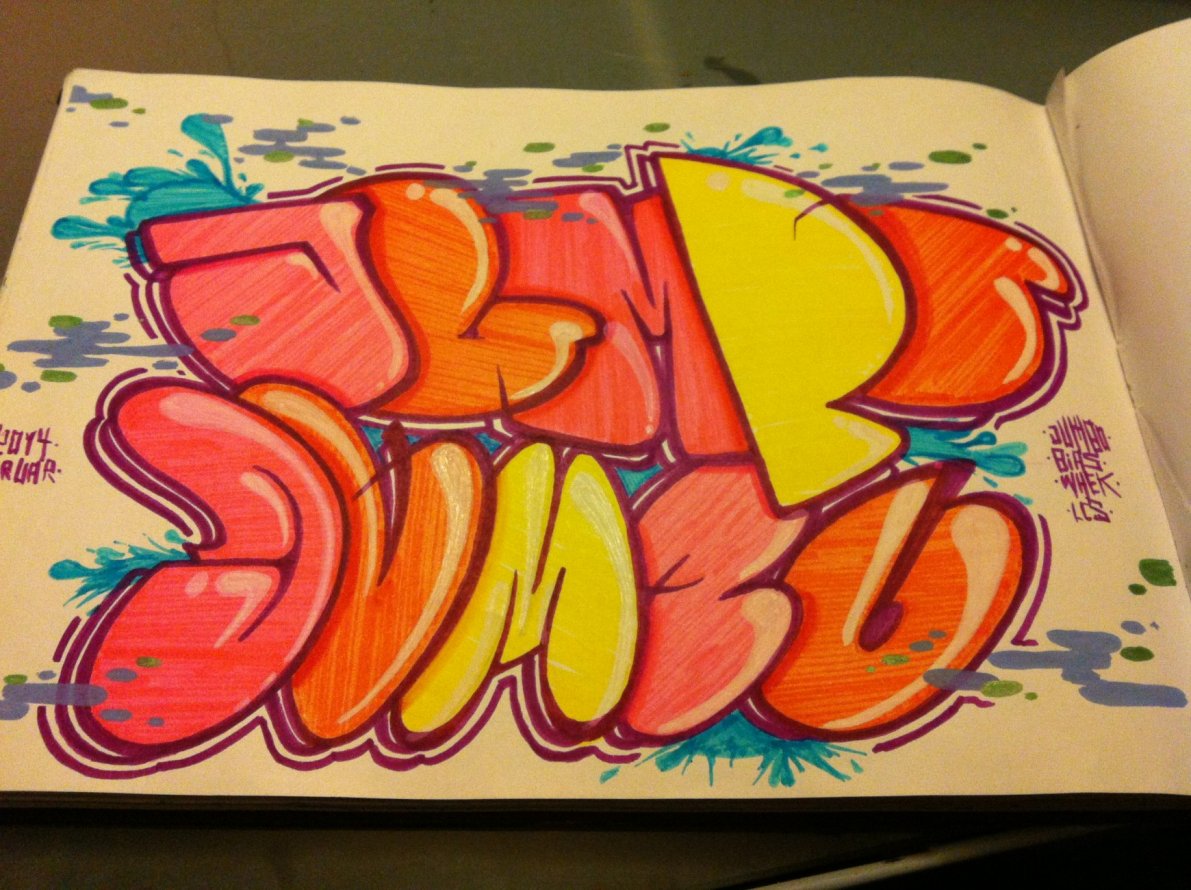 Graffiti Sketch - Photo by jumbos