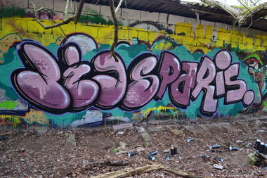 Graffiti Wall - Photo by jumbos - bias, paris