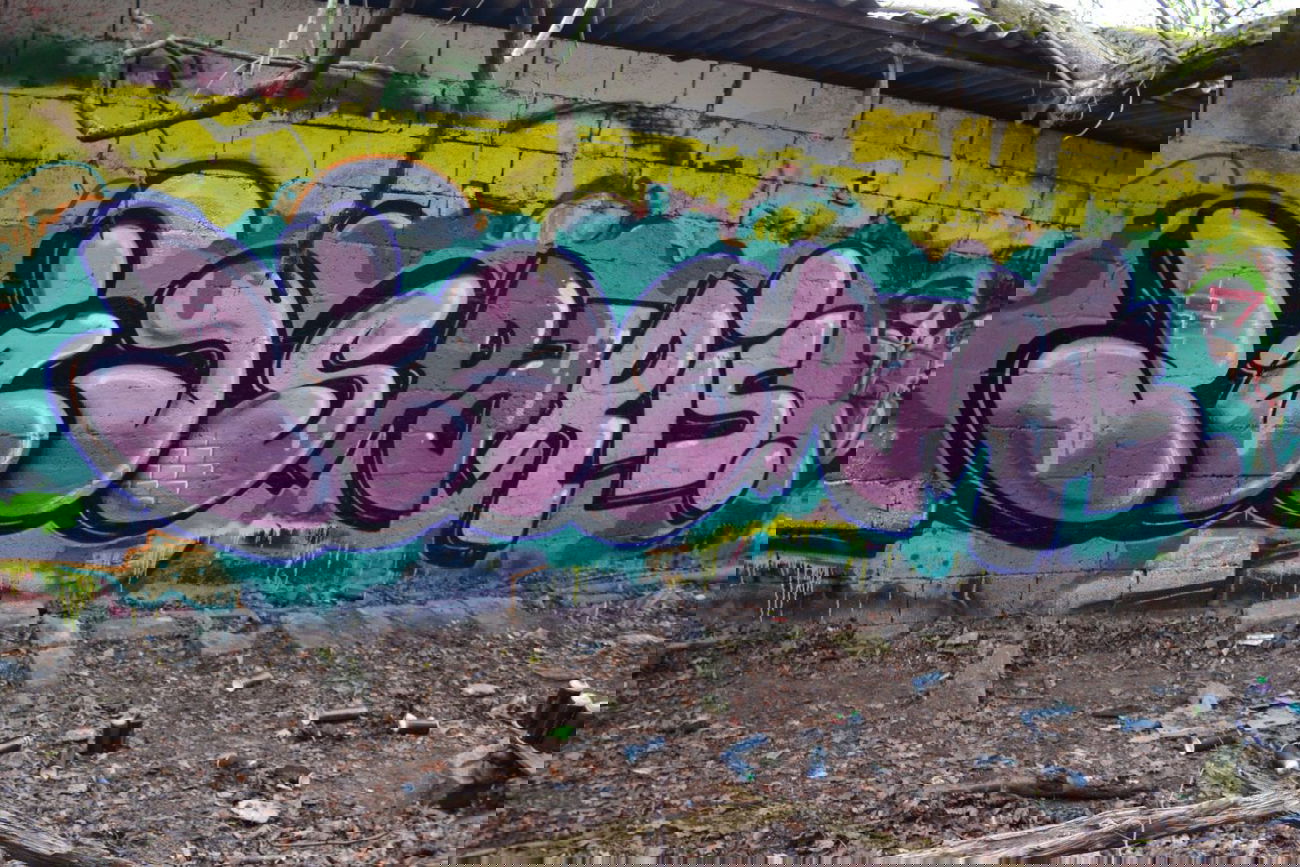 Graffiti Wall - Photo by jumbos - bias, paris