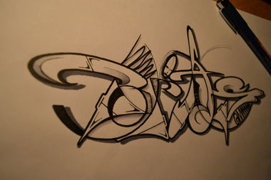 Graffiti Sketch - Photo by jumbos - Bias