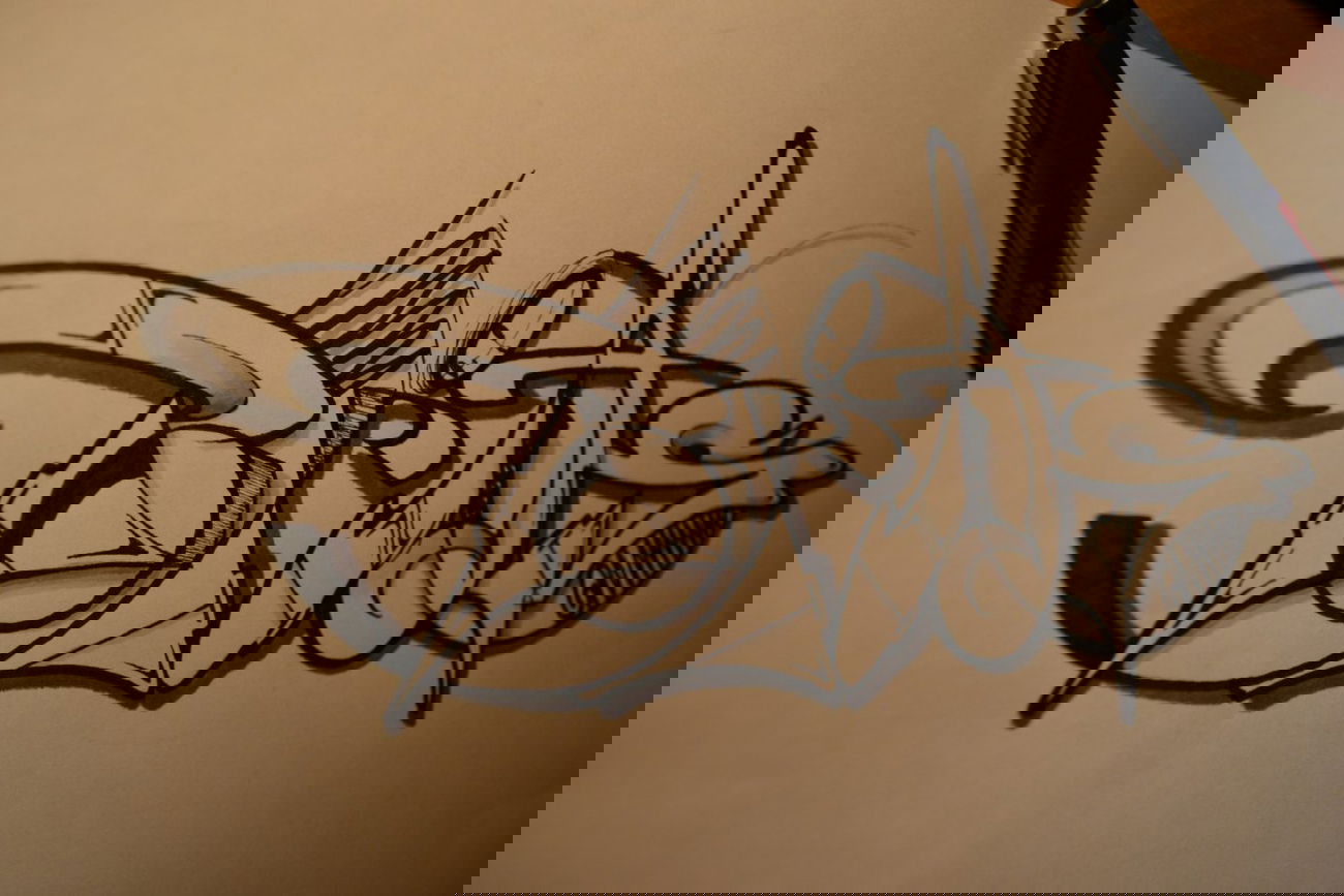 Graffiti Sketch - Photo by jumbos - Bias