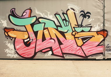 Graffiti Wall in Podgorica - Photo by junk - letters, montenegro, trocadero (2013)