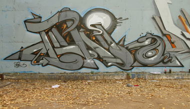 Graffiti Wall in Banjaluka - Photo by junk - banjaluka.flaster, jam.letters (2012)