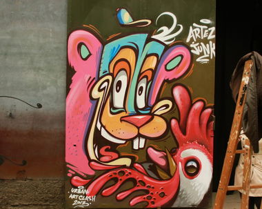 Graffiti Wall in Berlin - Photo by junk - junk.artez.berlin (2013)