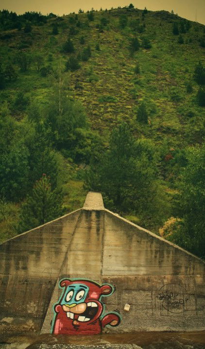 Graffiti Wall in Zlatibor - Photo by junk - beaver.mountain.zlatibor.junk (2011)