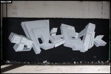 Graffiti Wall in Leipzig - Photo by junkie0341 - trick