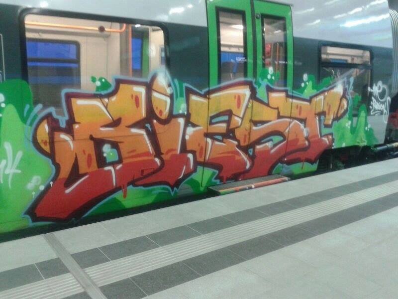 Graffiti Train - Photo by junkie0341