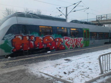 Graffiti Train - Photo by junkie0341